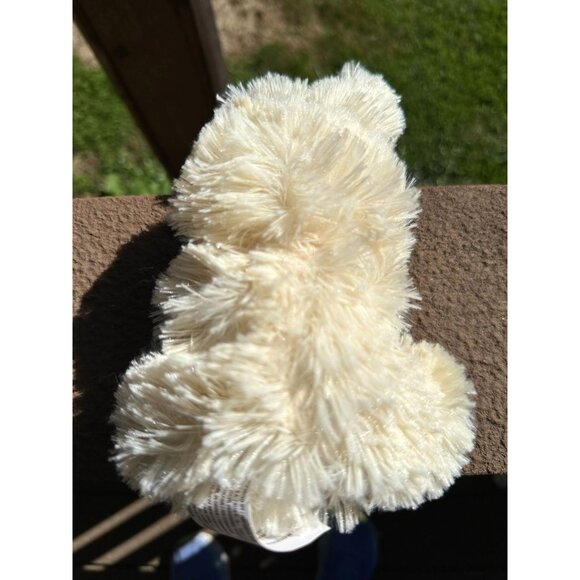 Bunny Rabbit Stuffed Animal Plush Shaggy Sequin Ears Small Easter Gift Basket - Picture 4 of 5